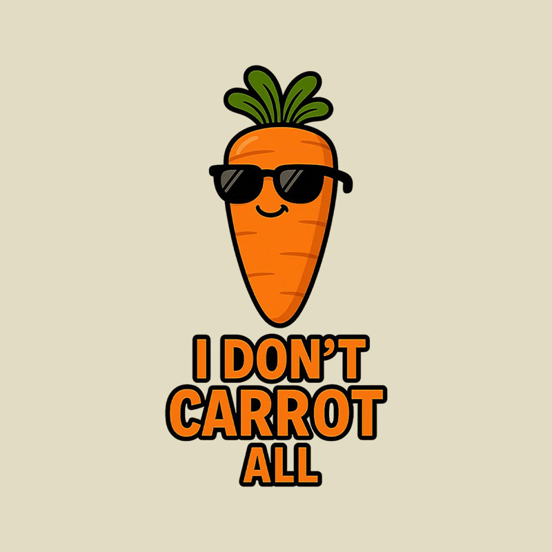 I Don’t Carrot All Playful T-Shirt