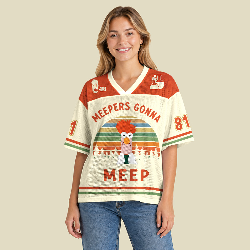 Meepers Gonna Meep Playful Mesh Jersey