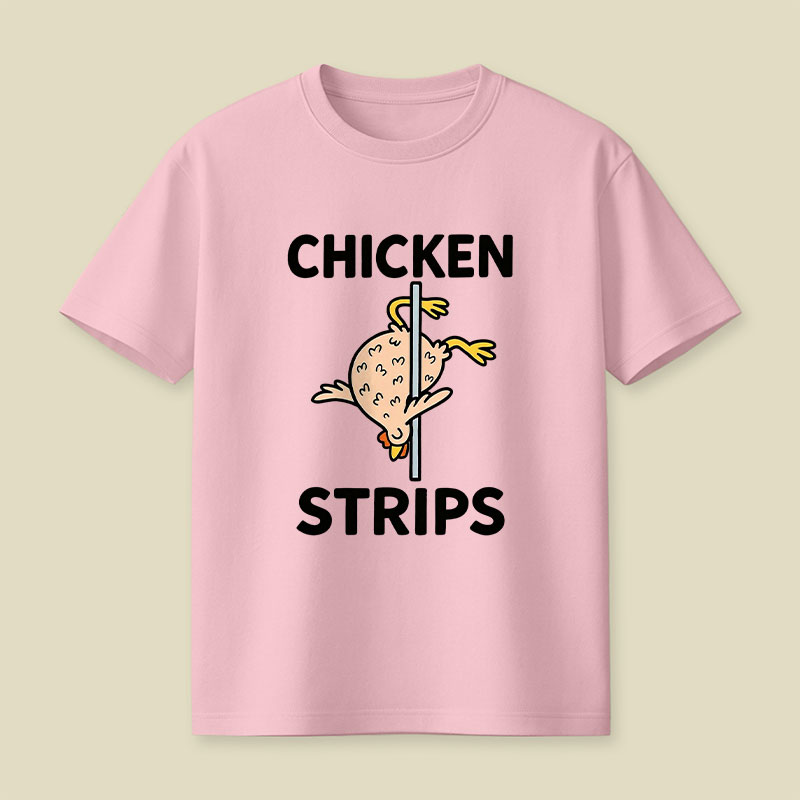 Chicken Strips Meme Playful T-Shirt