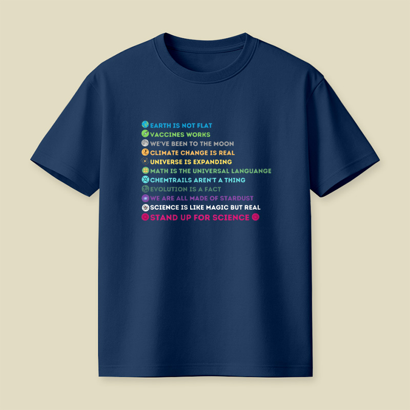 Stand Up For Science Facts Playful T-Shirt
