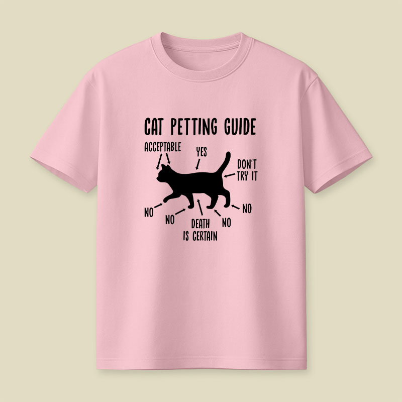 Cat Petting Guide Playful T-Shirt