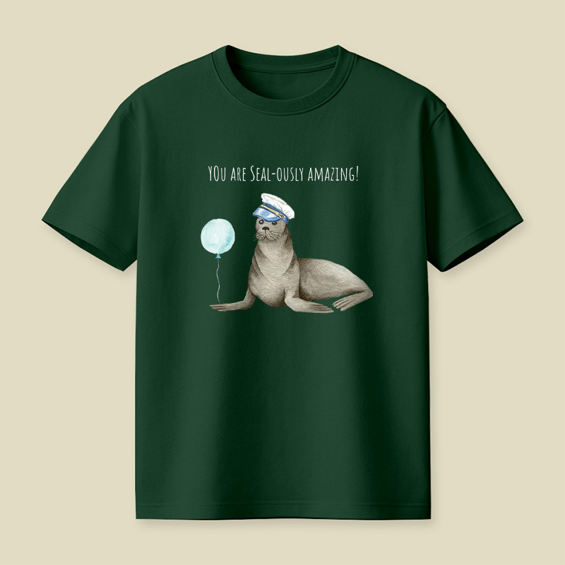 Sealously Amazing Sea Animal Pun Playful T-Shirt