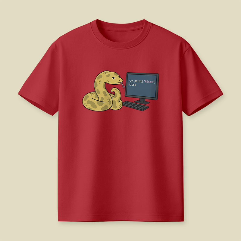 Python Learns Playful T-Shirt