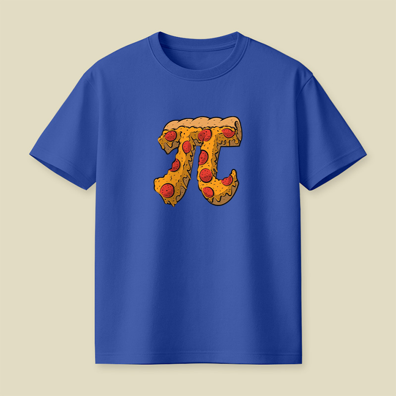 Pizza Pi Math Pun Playful T-Shirt