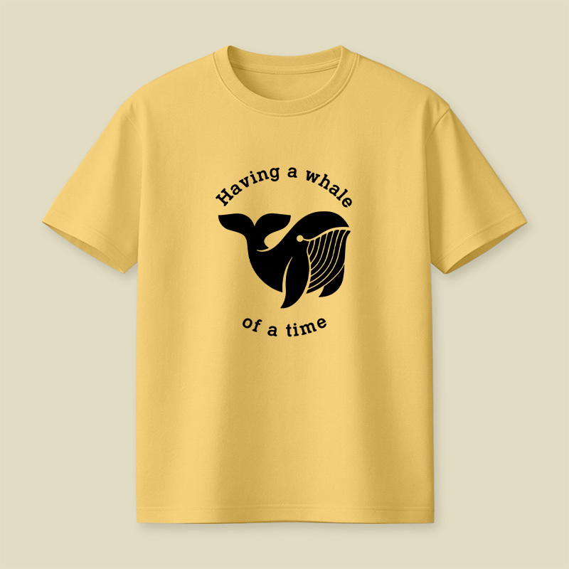Having A Whale Of A Time Pun Playful T-Shirt