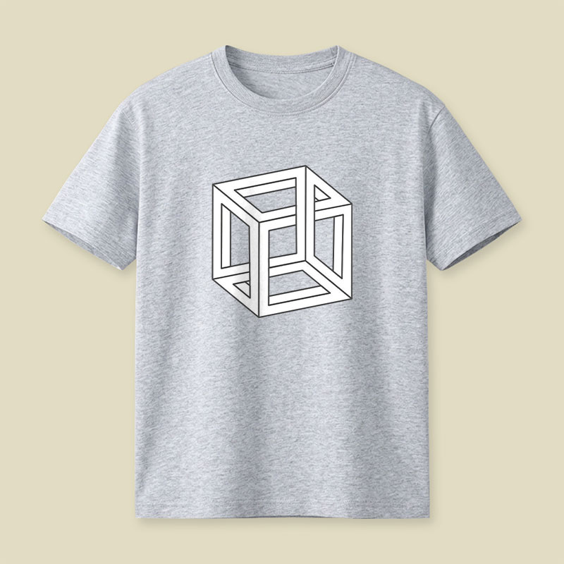 Visual Math Cube Playful T-Shirt