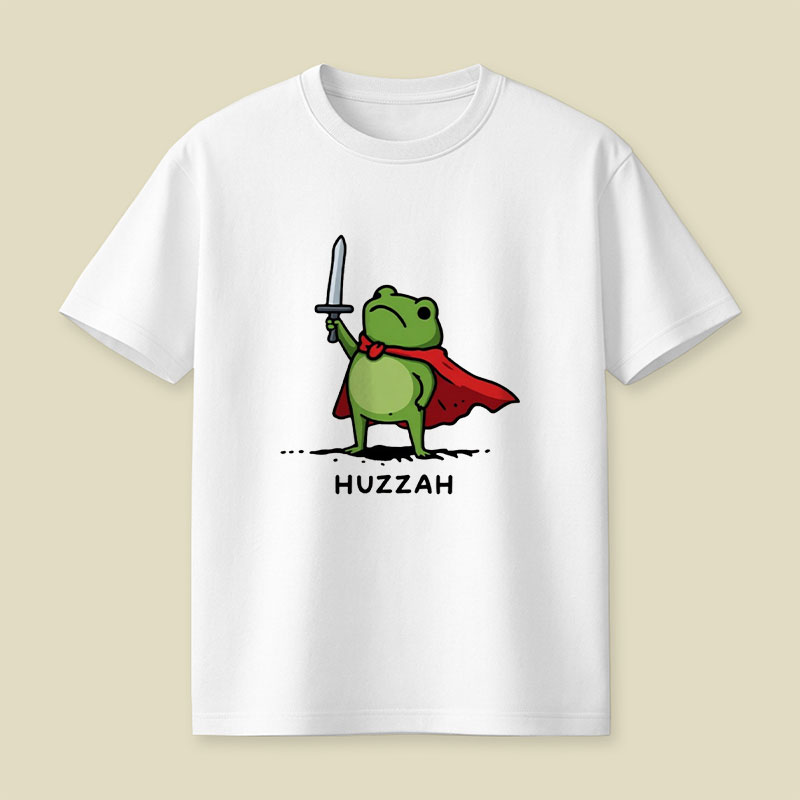 Huzzah Frog Playful T-Shirt