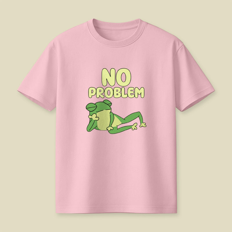 No Problem Frog Playful T-Shirt