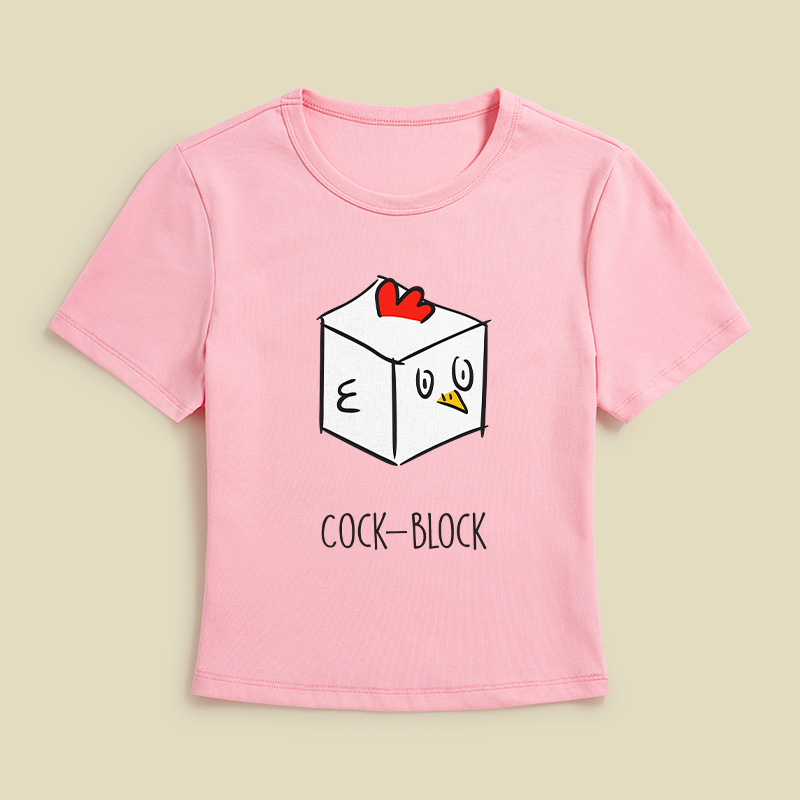 Cock-Block Geek Baby Tee