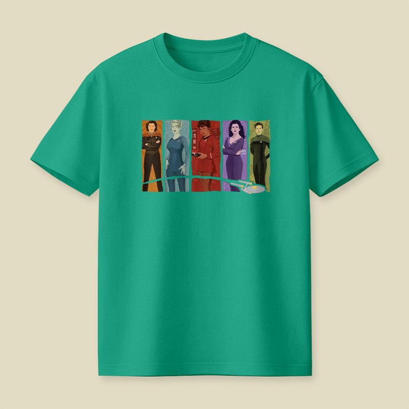 Legendary Space Heroines Playful T-Shirt