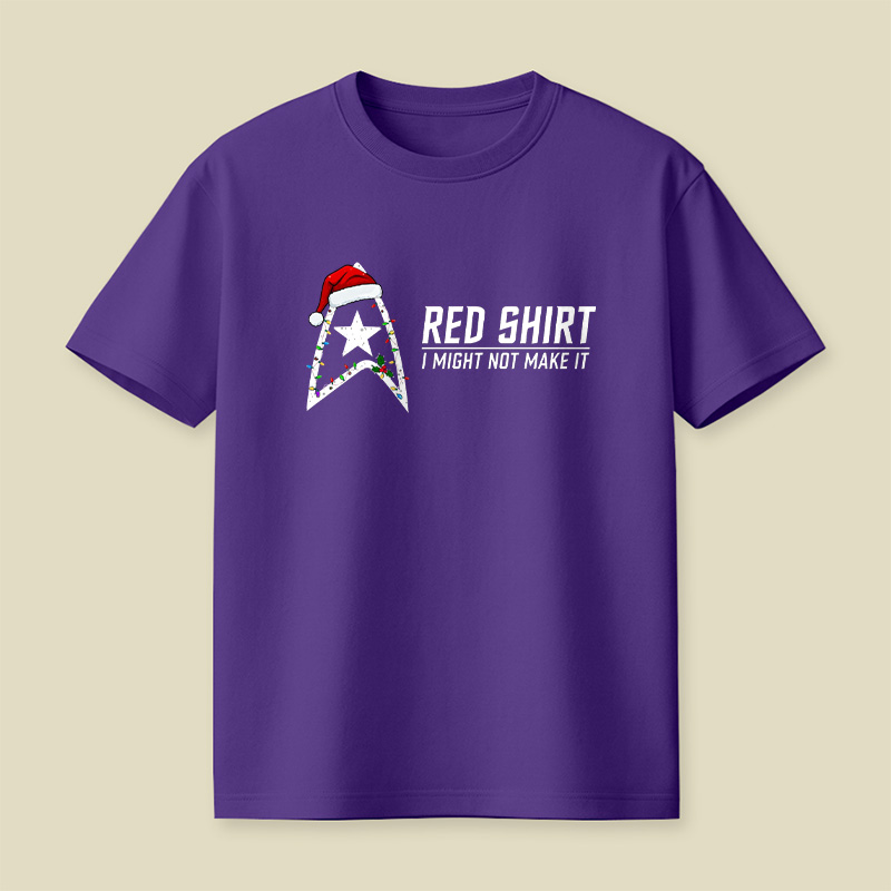 Retro Uniform Funny Quote Christmas Playful T-Shirt