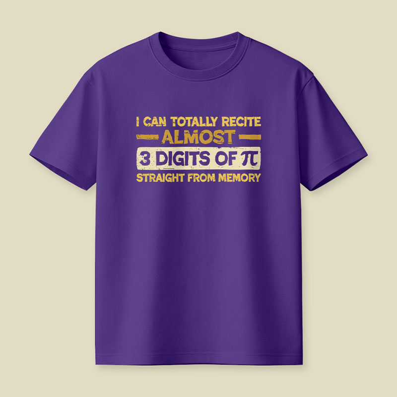 3 Digits Of Pi Playful T-Shirt