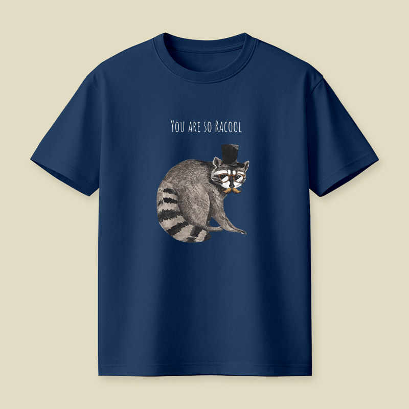 Racool Gentleman Raccoon Pun Playful T-Shirt