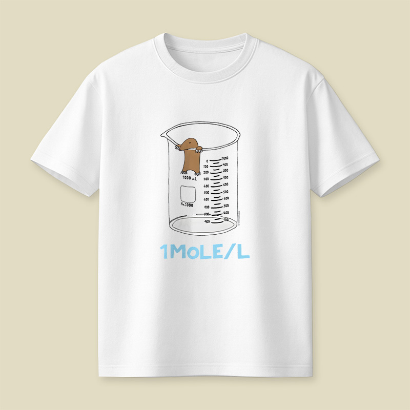 Chemistry 1 Mole Per Litre For Mole Or Avogadro Day Essential Playful T-Shirt