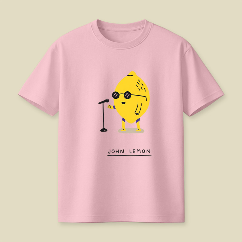 Singing Lemon Cartoon Playful T-Shirt