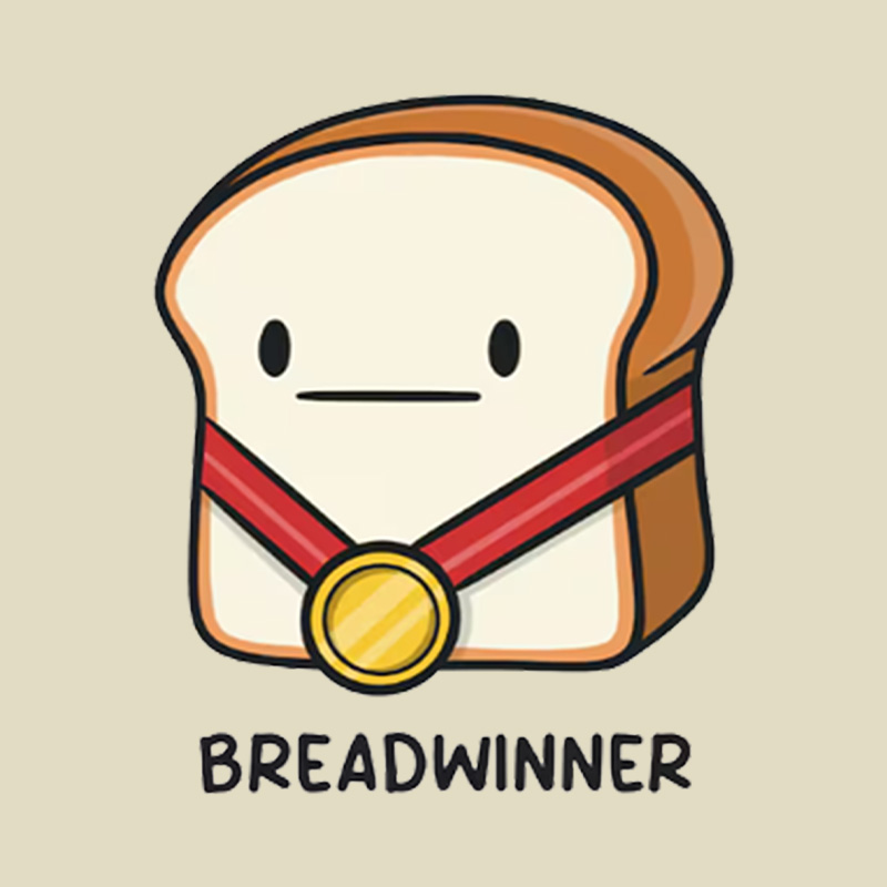 Breadwinner Toast Playful T-Shirt