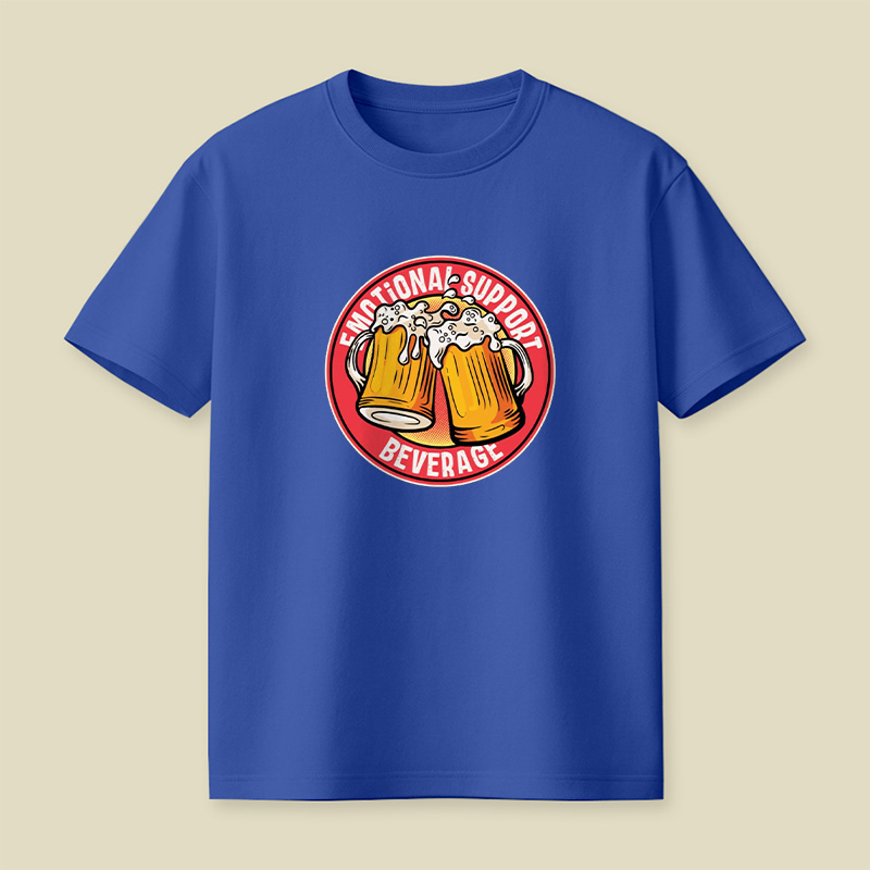 Emotional Support Beer Playful T-Shirt