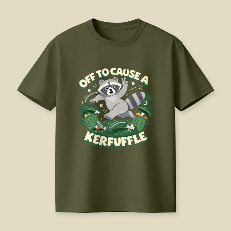 Off To Cause A Kerfuffle  Playful T-Shirt