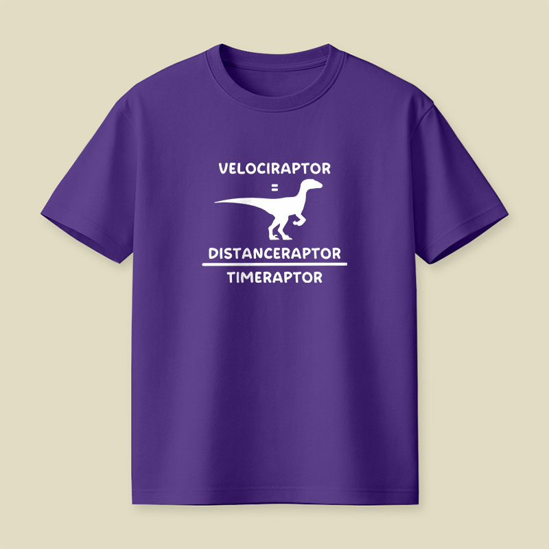 Velociraptor Equation Playful T-Shirt