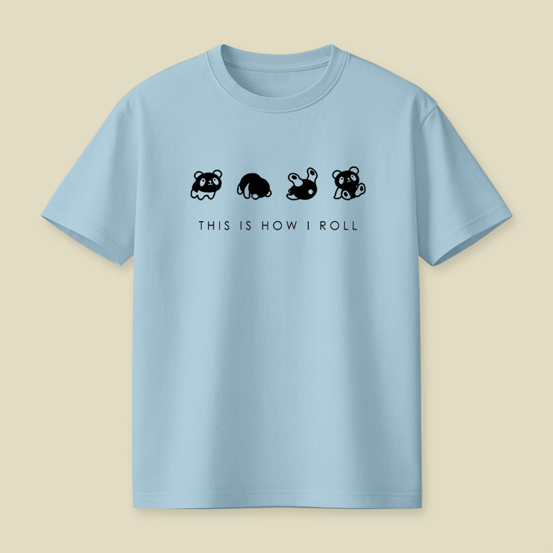 This Is How I Roll Panda Playful T-Shirt
