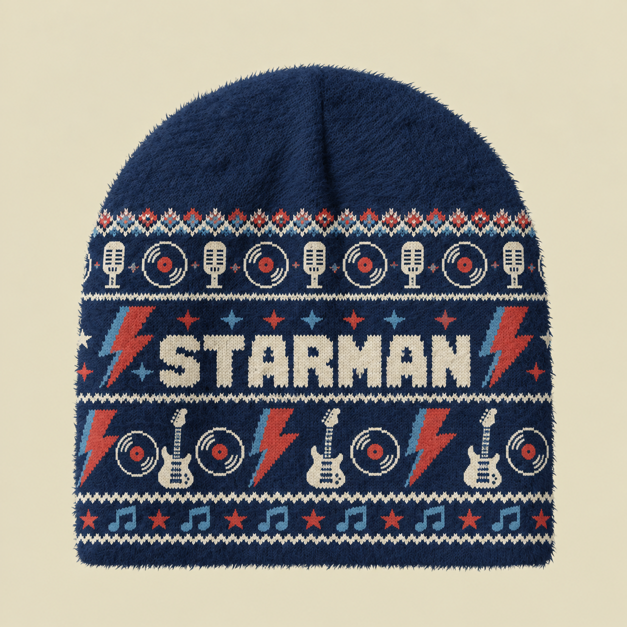 Starman Fuzzy Beanie
