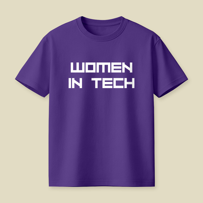 Women In Tech Female Coding Web Dev Coder Girl Playful T-Shirt