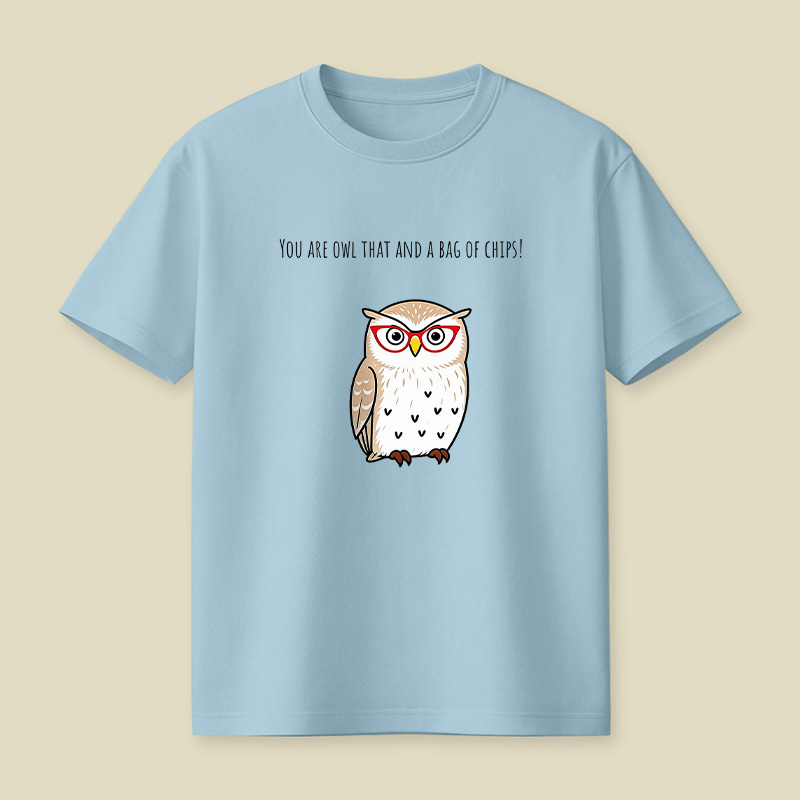 You Are Owl That And A Bag Of Chips Owl Playful T-Shirt