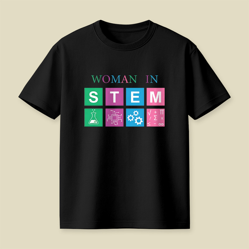 Woman In STEM Playful T-Shirt