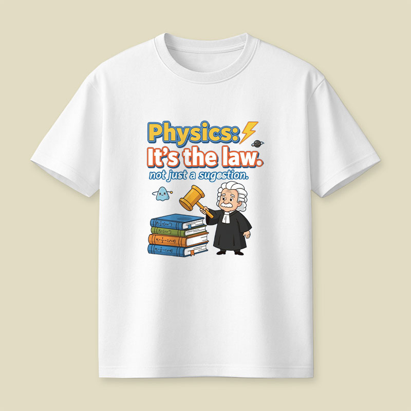 Physics Its The Law Playful T-Shirt