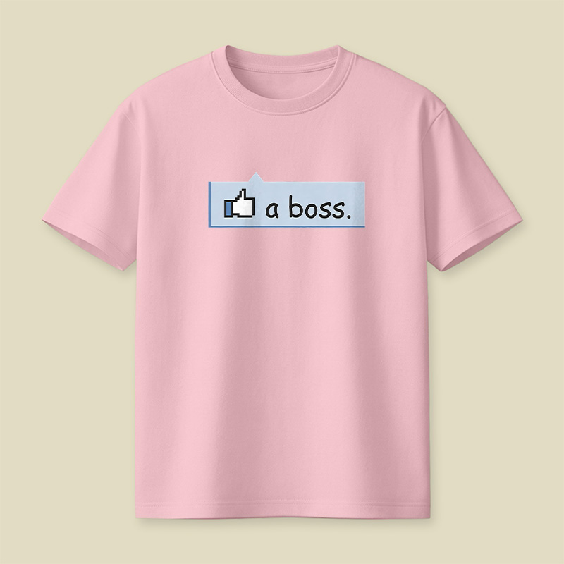 Facebook Like A Boss Playful T-Shirt