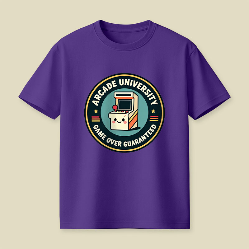 Arcade University Retro Playful T-Shirt