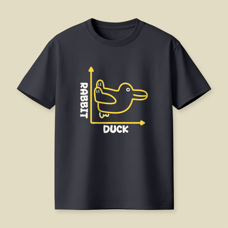 Rabbit or Duck Funny Playful T-Shirt