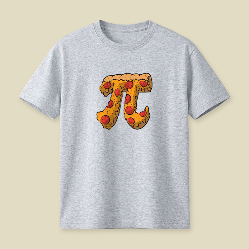 Pizza Pi Math Pun Playful T-Shirt