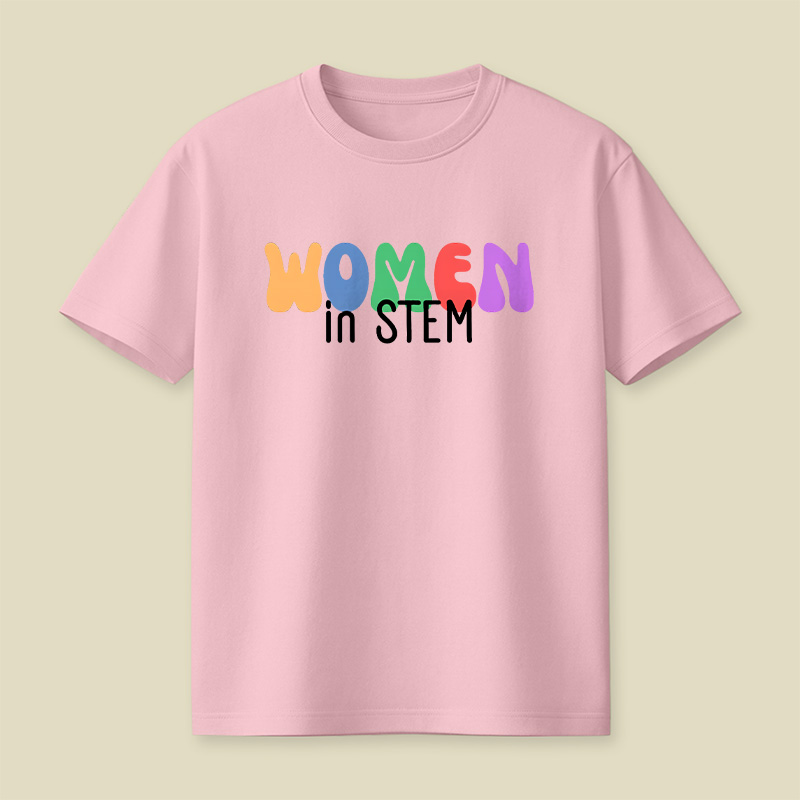 Women In STEM Female Scientist Girls In Science Playful T-Shirt