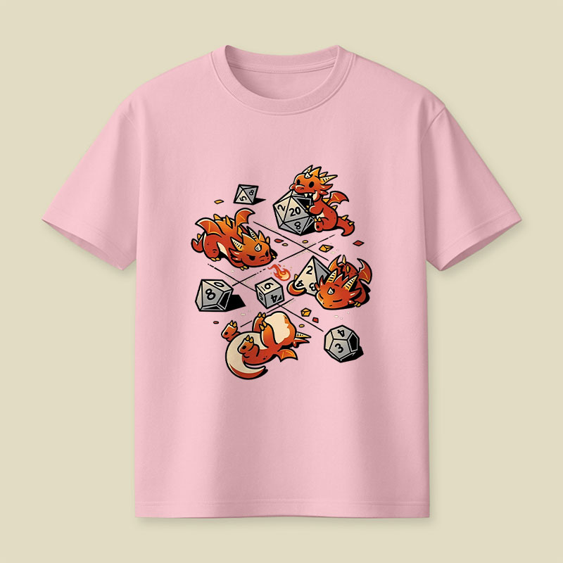 Tiny Dragons Party Playful T-Shirt