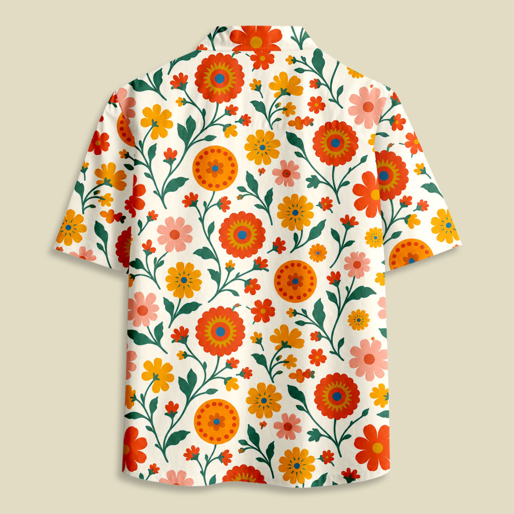 Sunflower Button Up Pocket Shirt