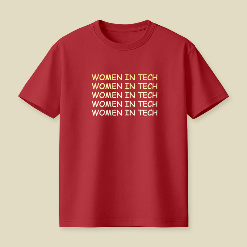 Women In Tech Playful T-Shirt