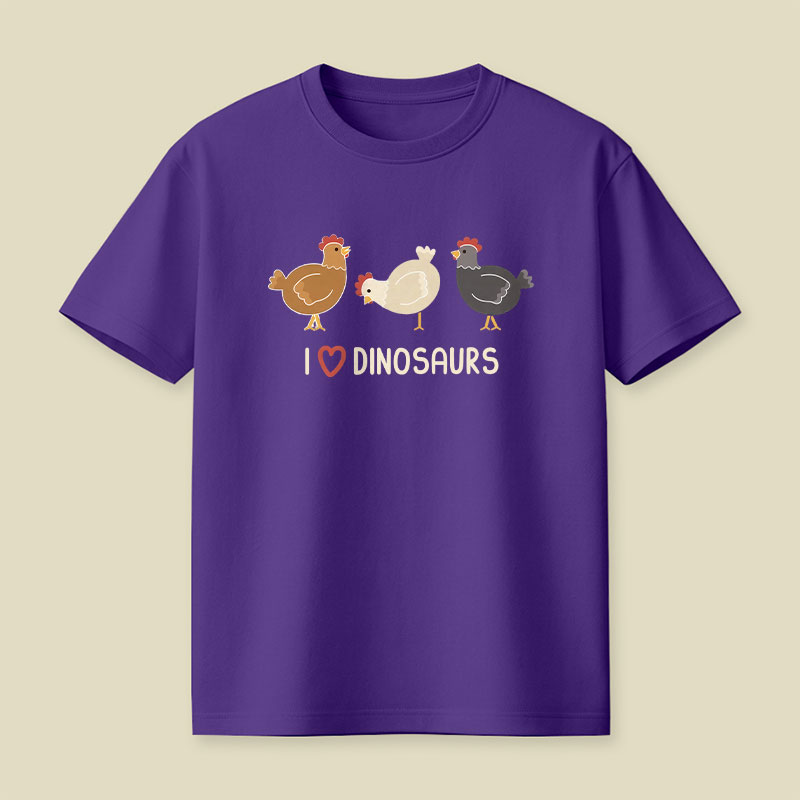 I Heart Dinosaurs Playful T-Shirt