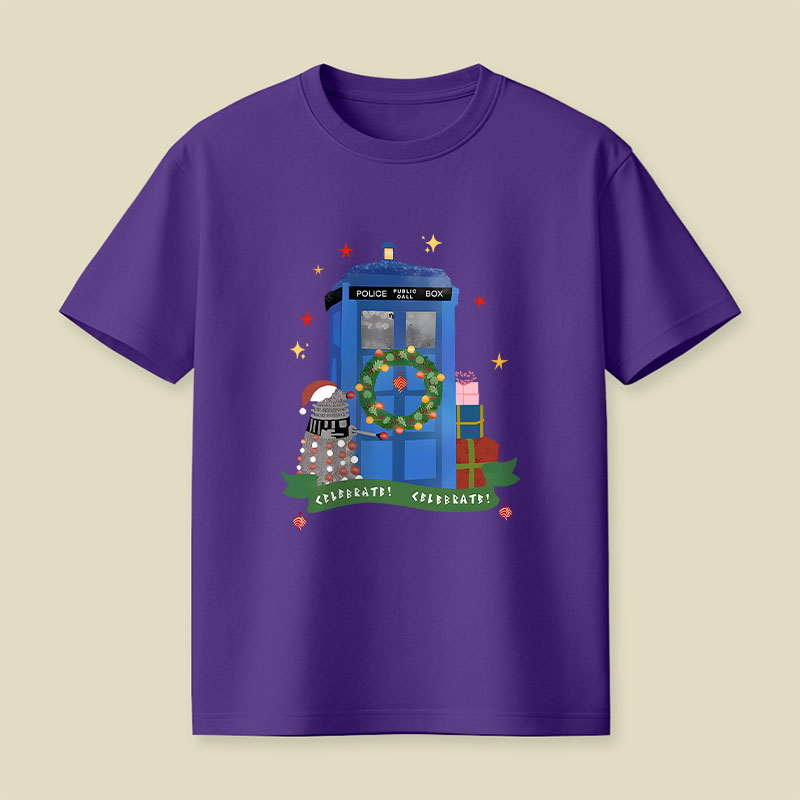 Tardis Christmas Playful T-Shirt