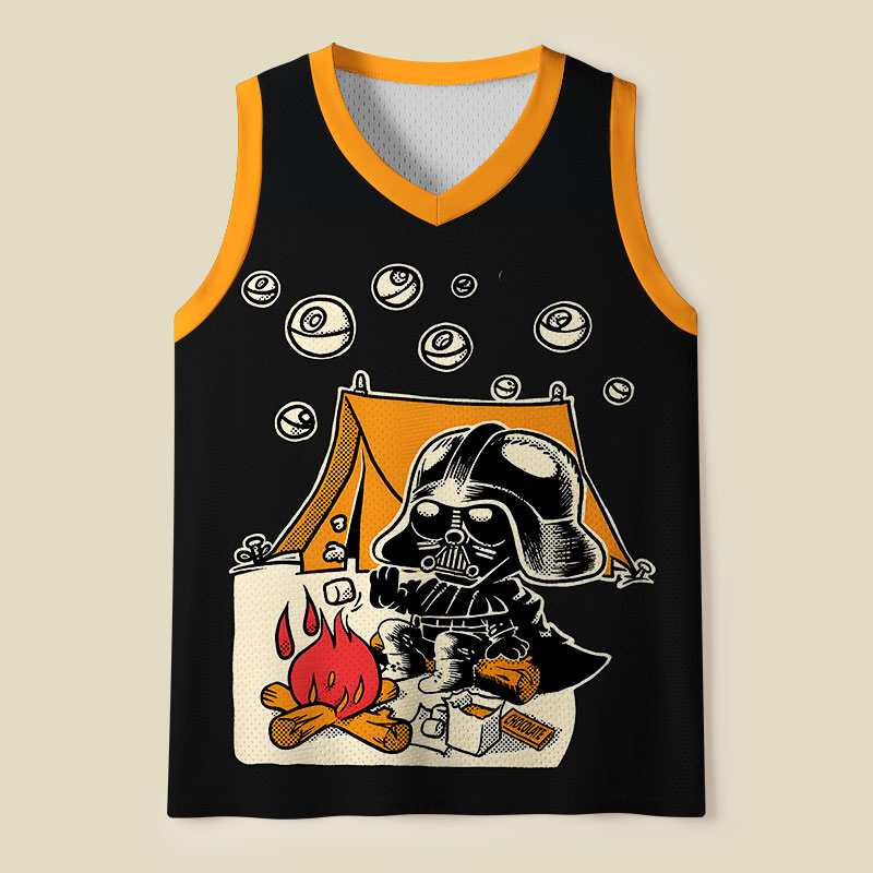 Under Death Stars Mesh Tank Top