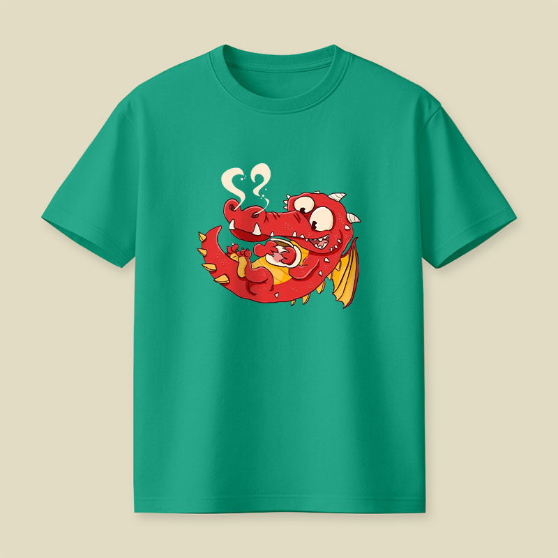 Kaffee Drache Playful T-Shirt
