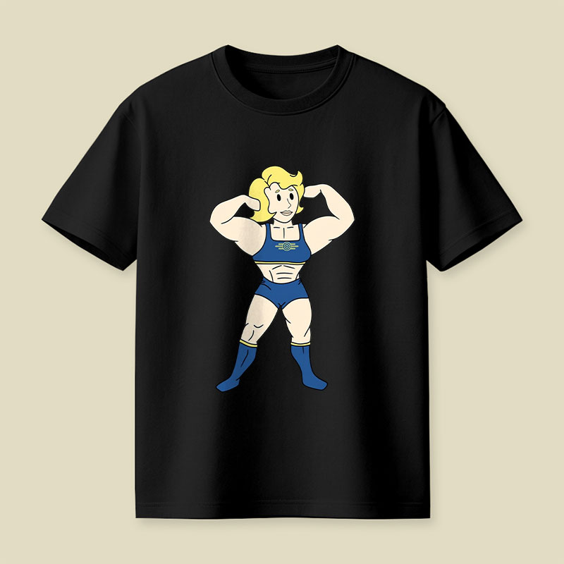 VG Muscle Woman Playful T-Shirt