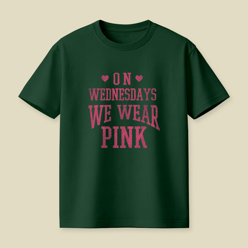 We Wear Pink Heart Playful T-Shirt