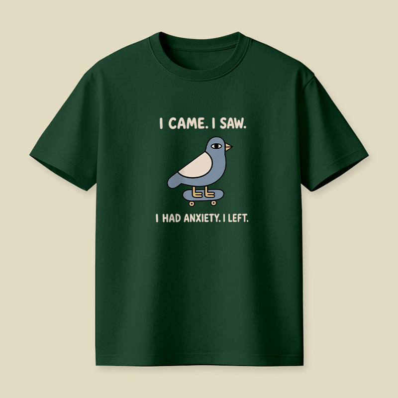 Funny Meme Bird Just Needs A Break Playful T-Shirt