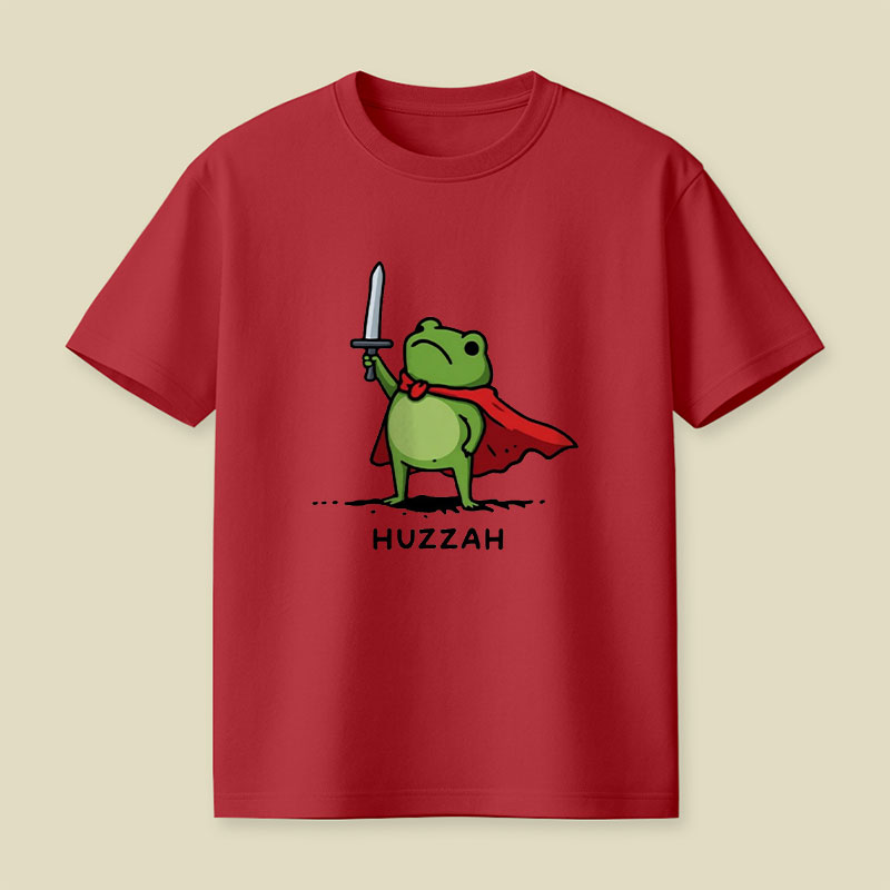 Huzzah Frog Playful T-Shirt
