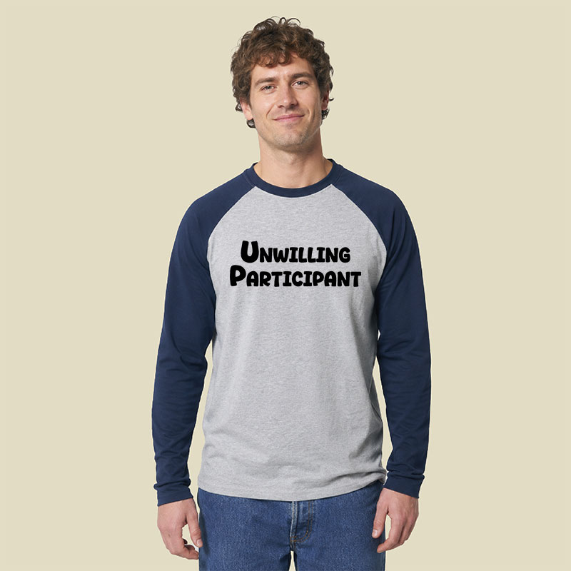 Unwilling Participant Raglan Long-Sleeve Tee