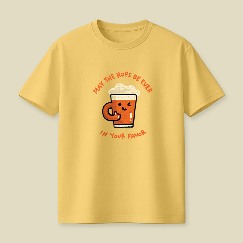 May The Hops Be Ever In Your Favor Beer Mug Playful T-Shirt