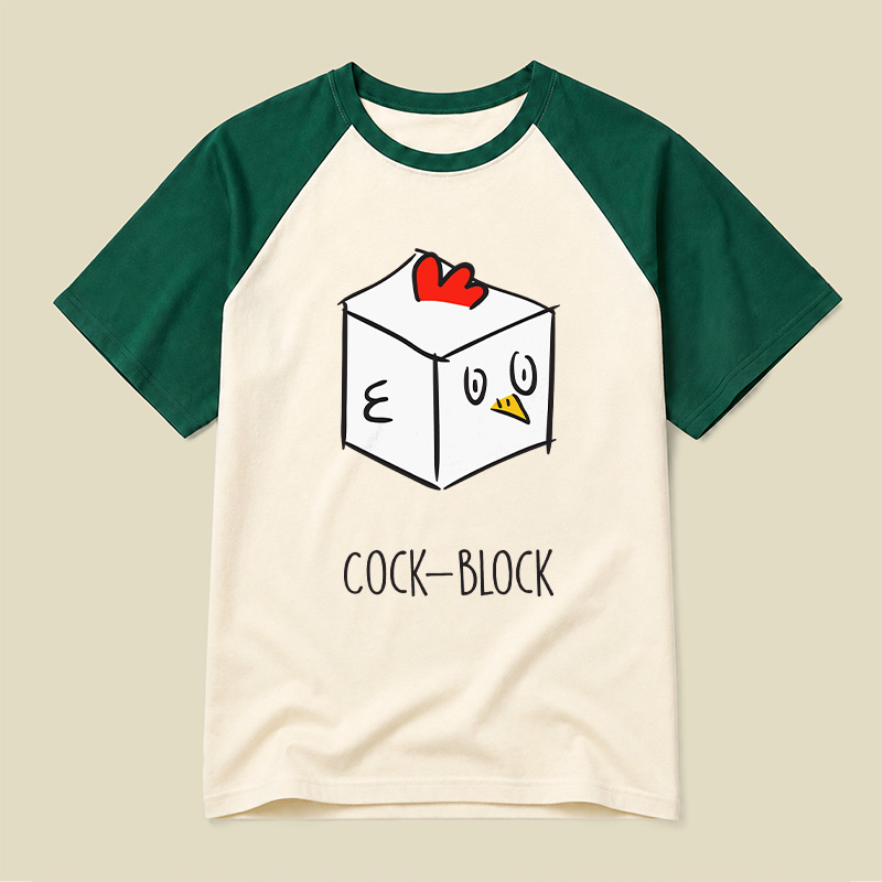 Cock-Block Raglan T-shirt