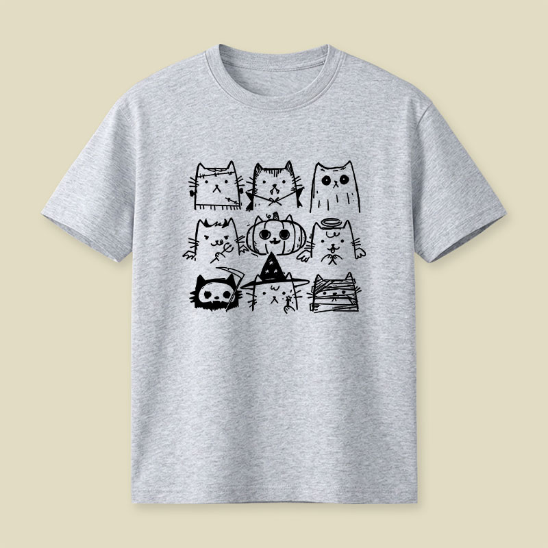 Trick or Cats Playful T-Shirt