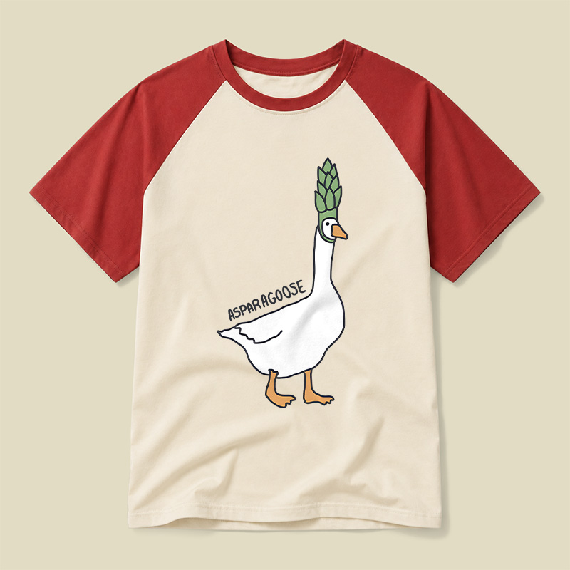 Asparagoose Raglan T-shirt